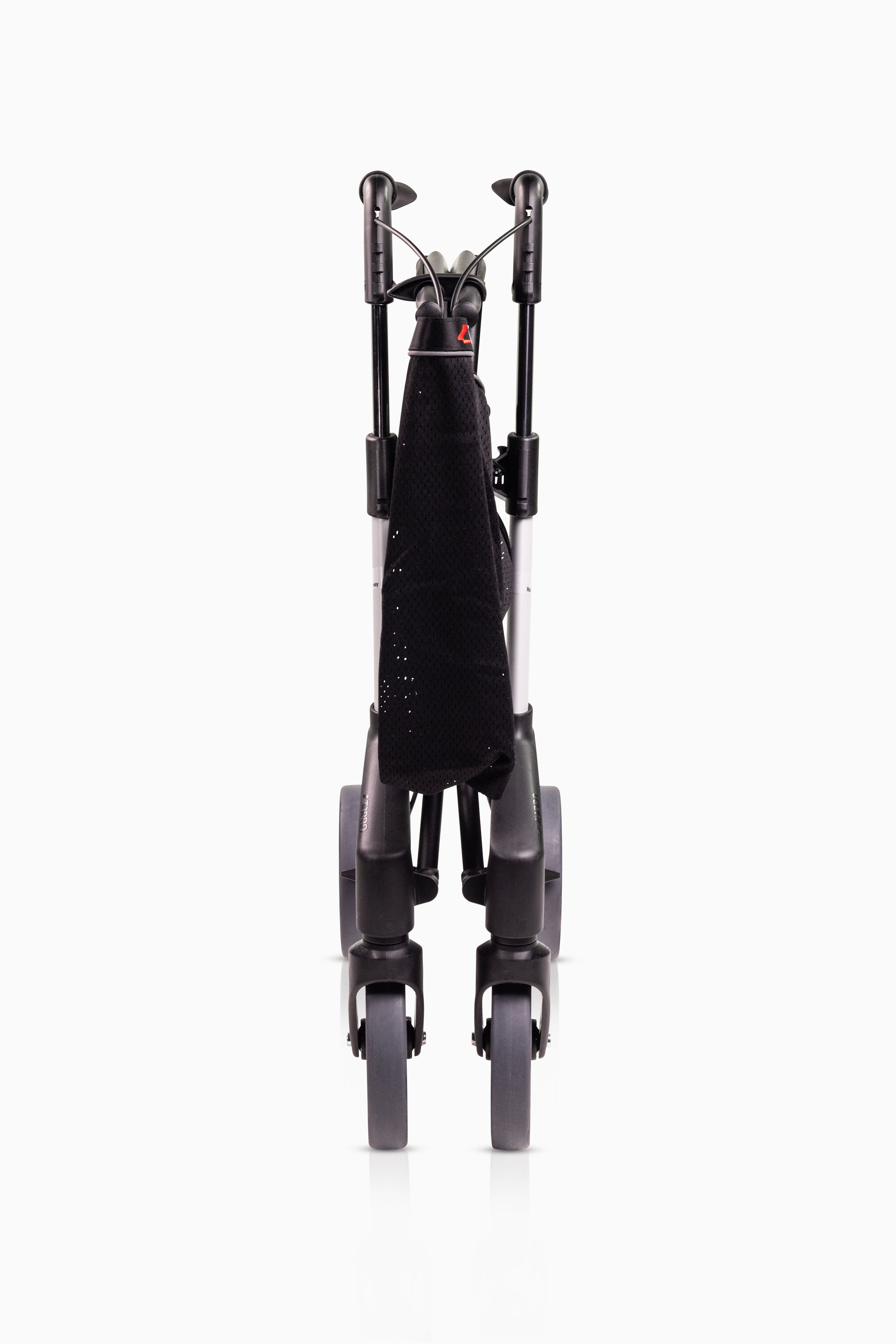 Rollator Troja Original Black Series M, zusammengefaltet