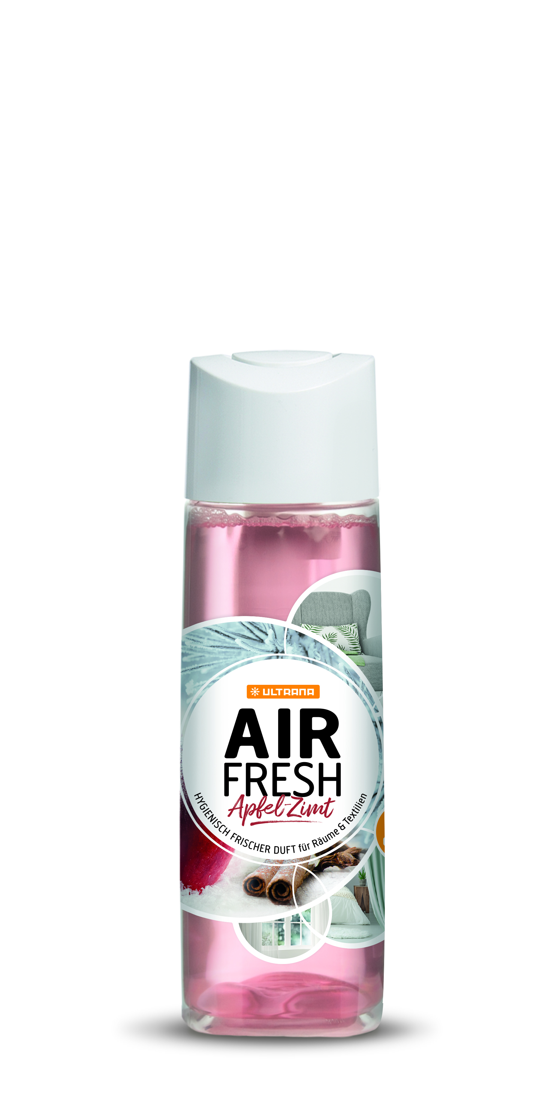 Raumduft- und Textilduftspray Air-Fresh 300ml Nachfüllflasche Apfel-Zimt (VE 12 Stück)