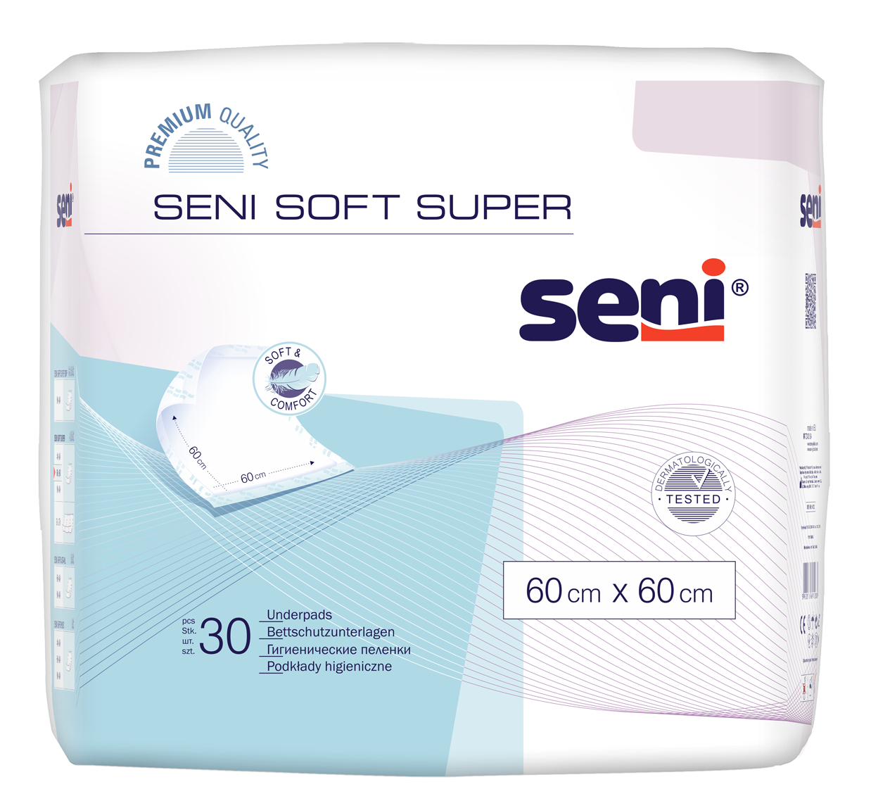 Bettschutzunterlagen Seni Soft Super 60x60