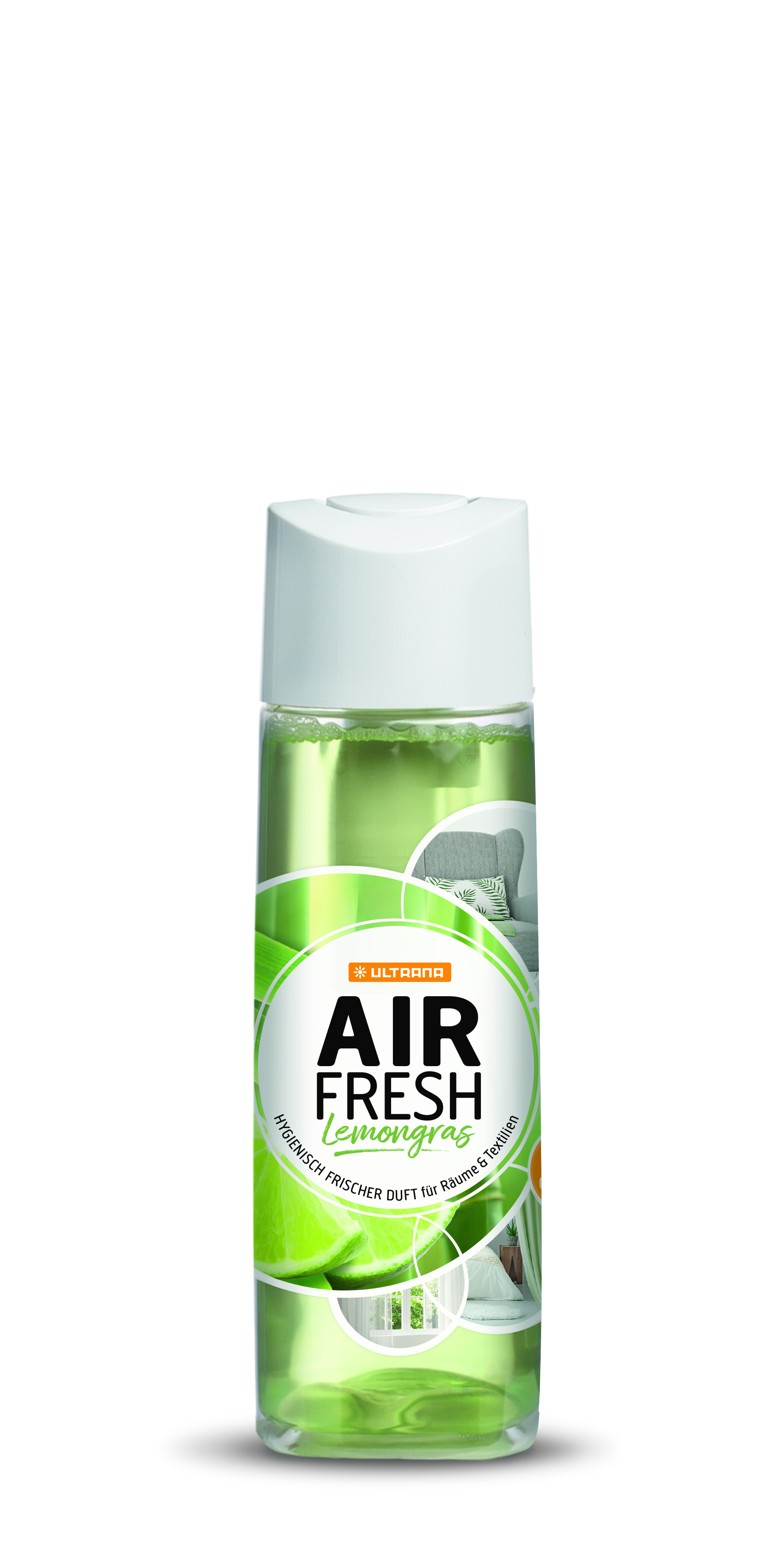 Raumduft- und Textilduftspray Air-Fresh 300ml Nachfüllflasche Lemongras (VE 12 Stück)