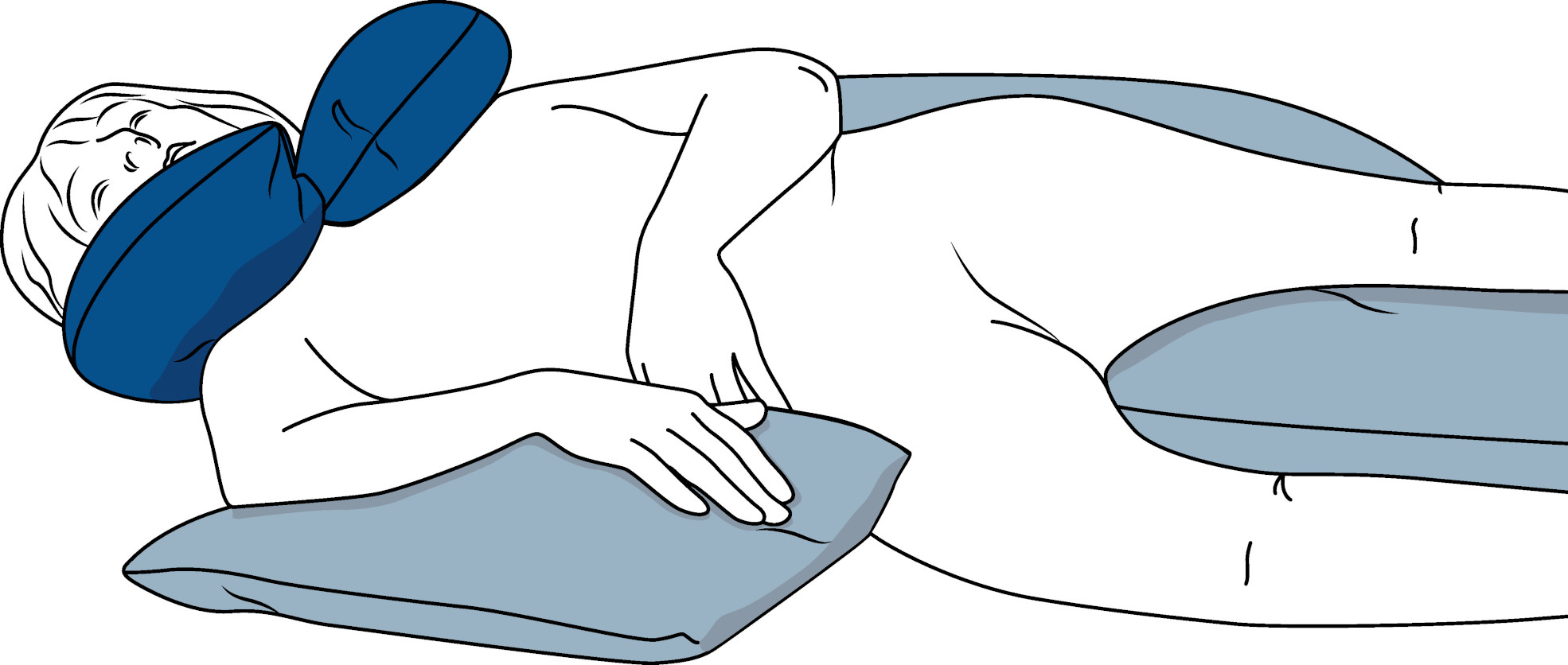 Ringkissen CarePure M blau_Anwendung 2