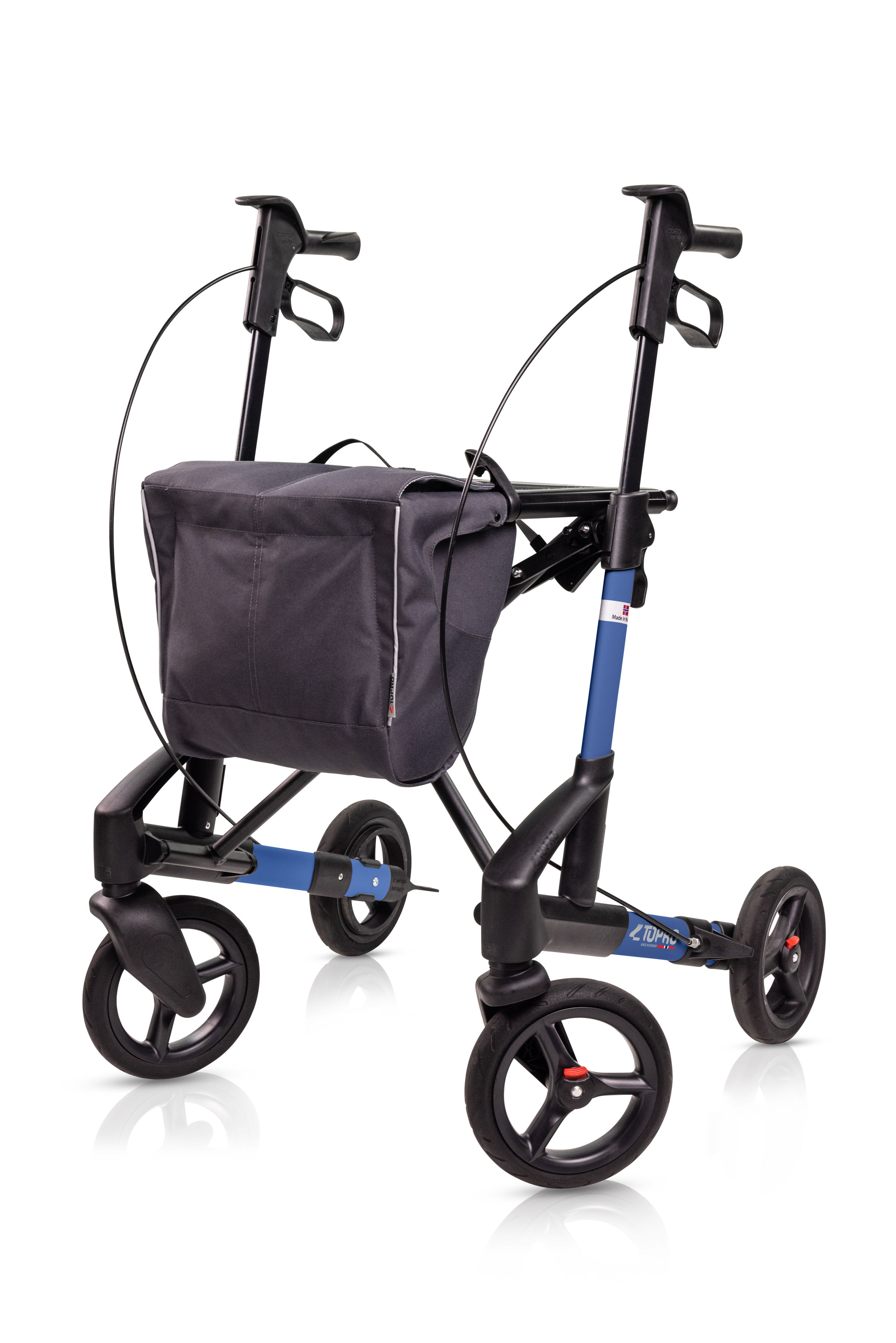 Rollator Troja 5G Black Series, blau