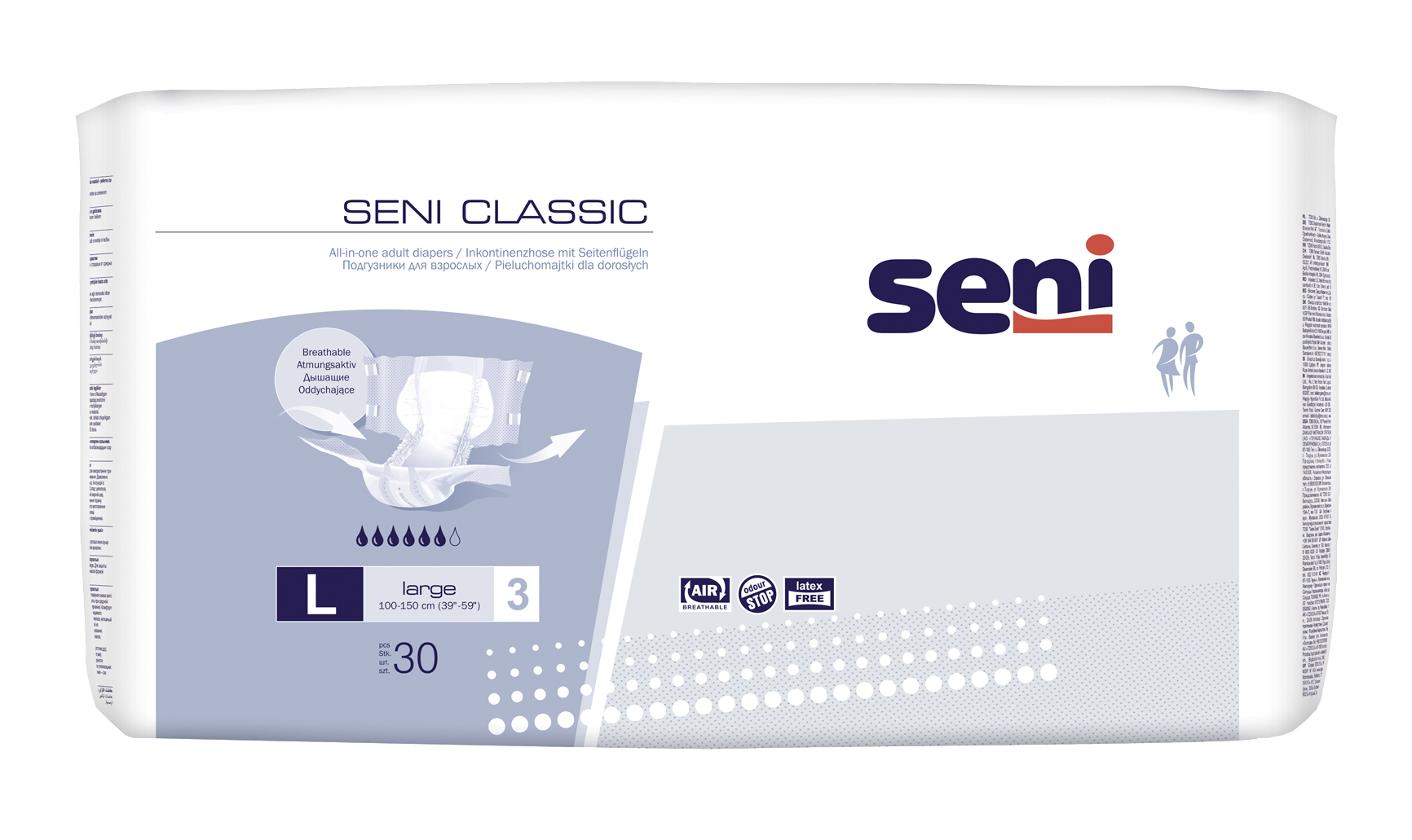 Seni CLASSIC Inkontinenzhosen L, Packung