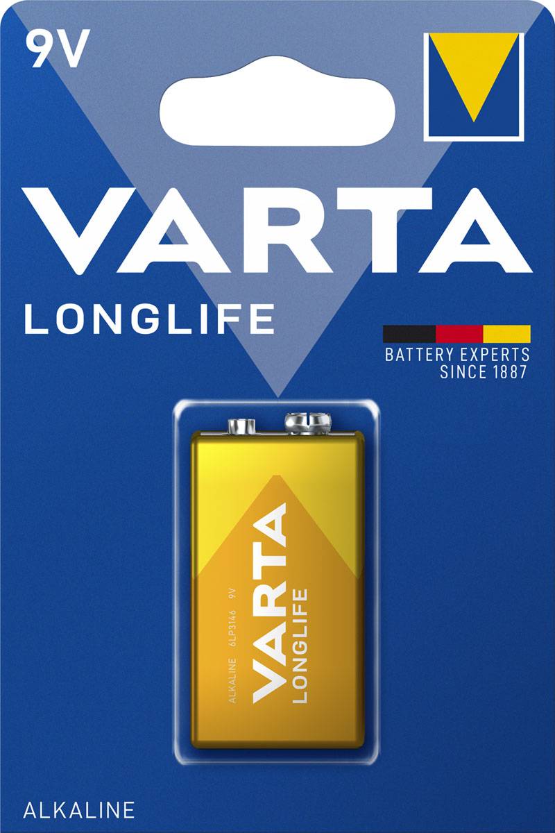 Varta Longlife 9V Block Batterie