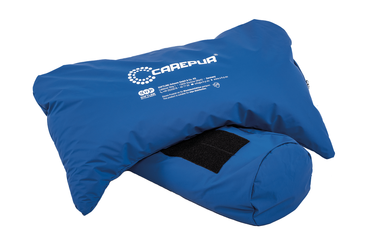 Hemi-Arm-Kissen CarePur M blau_Produktbild