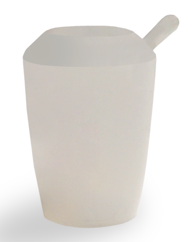 Trinkbecher mit Deckel, transparent