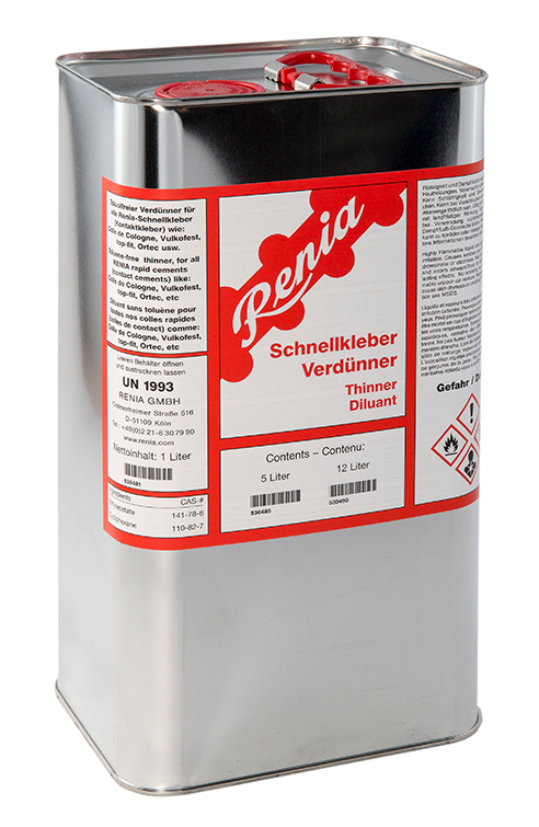 Verdünner RENIA, für Schnellkleber 5 Liter
