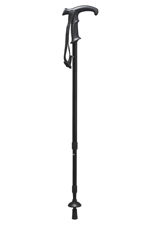 Teleskopstock Vario-Combi-Antishock, schwarz