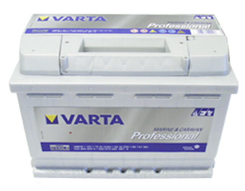 Varta-Batterie Professional DC 12V-70AH gefüllt und geladen