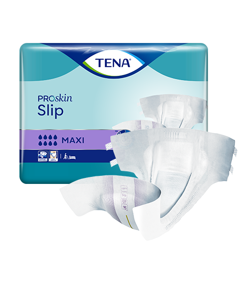 Windelhose TENA Slip Maxi XL, Hüfte 120-160 cm (1 Karton: 3 x 24 Stück)