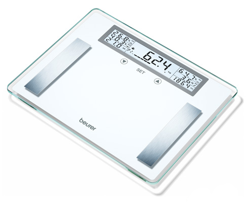 Glas-Diagnosewaage BG 51 XXL silber-transparent