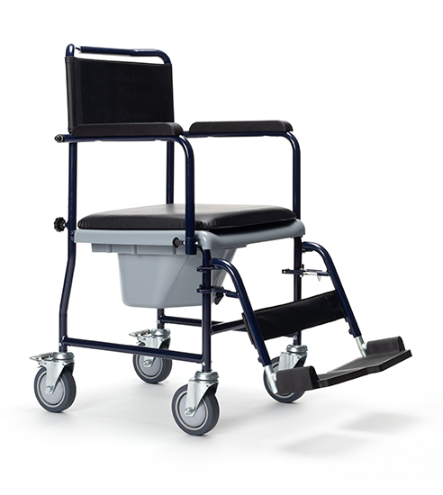 Toilettenrollstuhl 139 blau