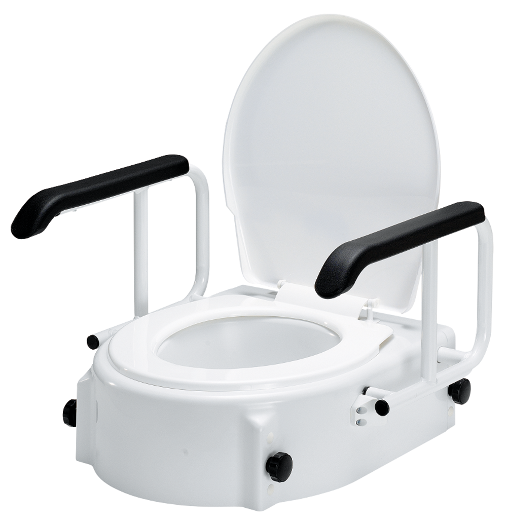Toilettensitzerhöhung TSE A mit Armlehnen