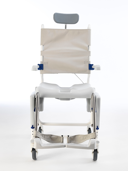 Dusch- und Toilettenrollstuhl AQUATEC OCEAN VIP ERGO mit Topf,Halter,Softsitz
