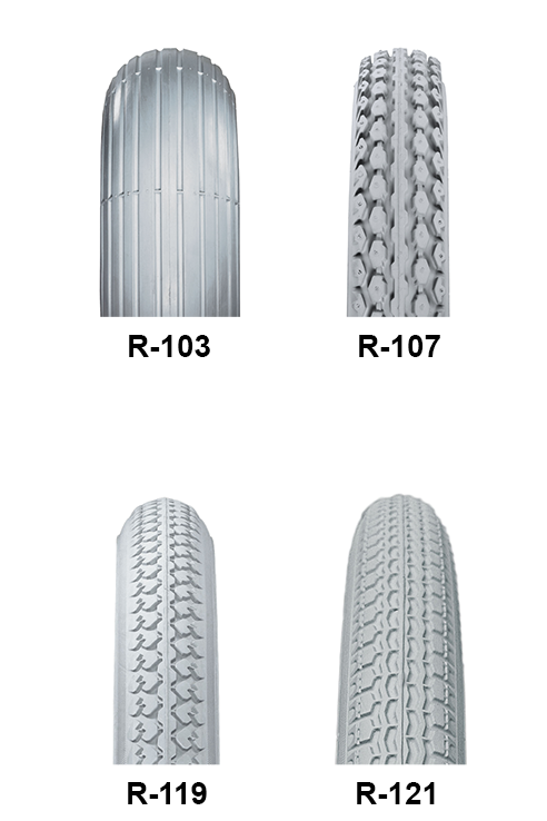 Decken für Standard-Rollstuhl 24 x 1.3/8" (620 x 35 mm) M15 grau