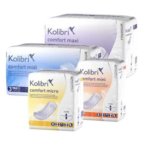 Einlage Kolibri comfort premium mini orange (1Karton: 8x28Stk.)