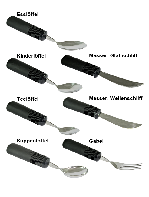 BIG GRIP komplettes Besteck