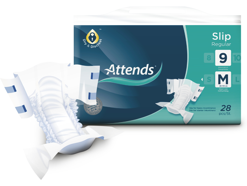 Windelhose Attends Slip Regular 9 S Hüfte 50 bis 85 cm(1Karton: 4x21 Stück)