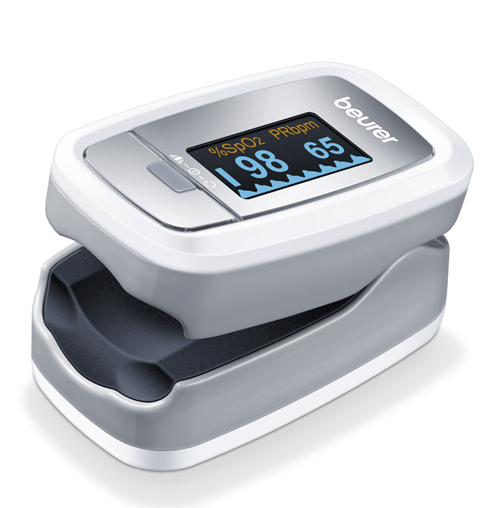 Fingerpulsoximeter PO30, silber