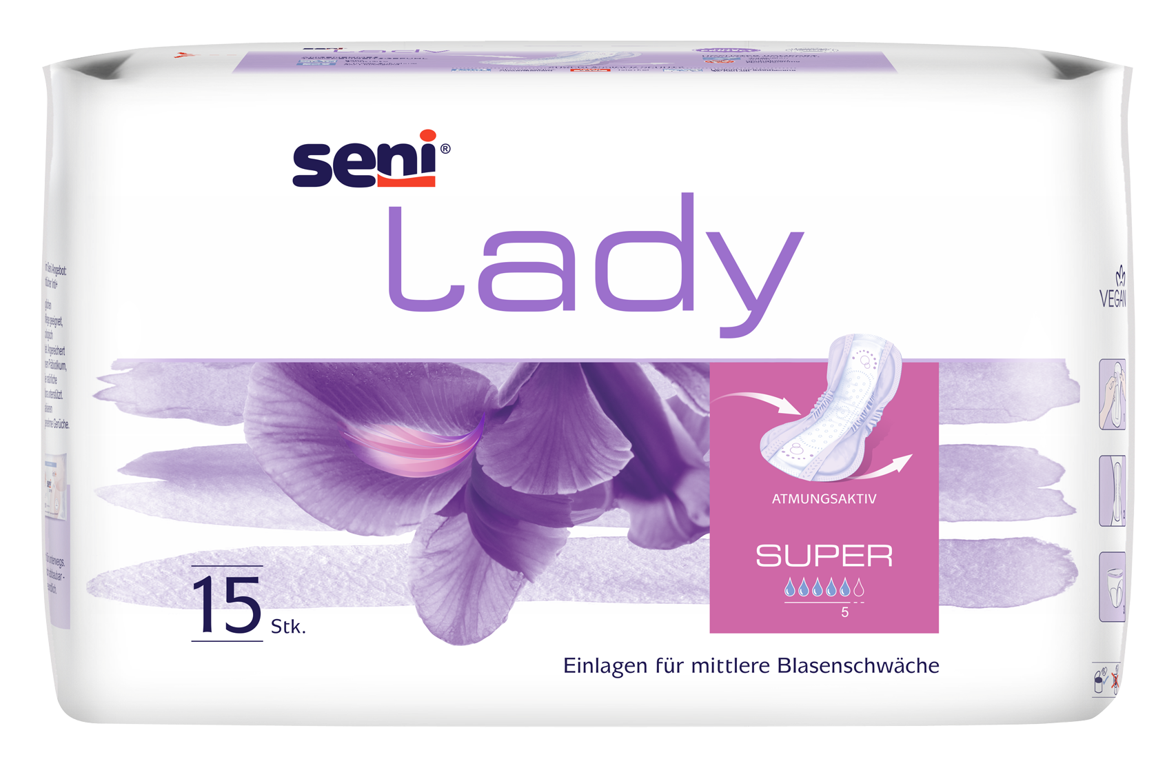Inkontinenzeinlagen Seni Lady Super, Packung