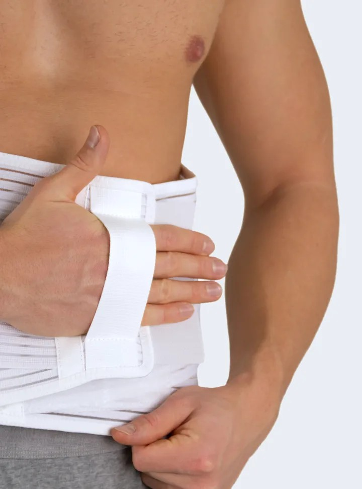 Rückenstützbandage Para Vertebral light, Anwendung anlegen