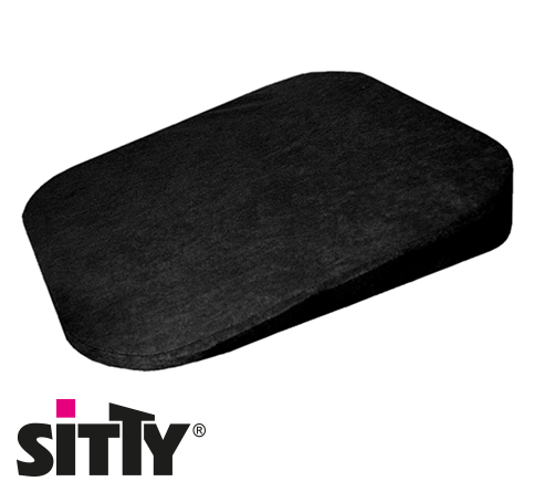 Sitty mobil Autokeilkissen 38 x 40 x 6,5/1cm schwarz
