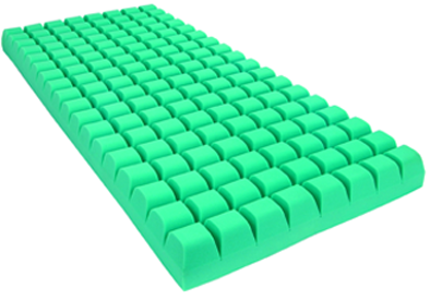 Schaumstoffsystem aks-maxiplot 90x200x14 cm, gerollt inkl. Inkocover-Spannbezug