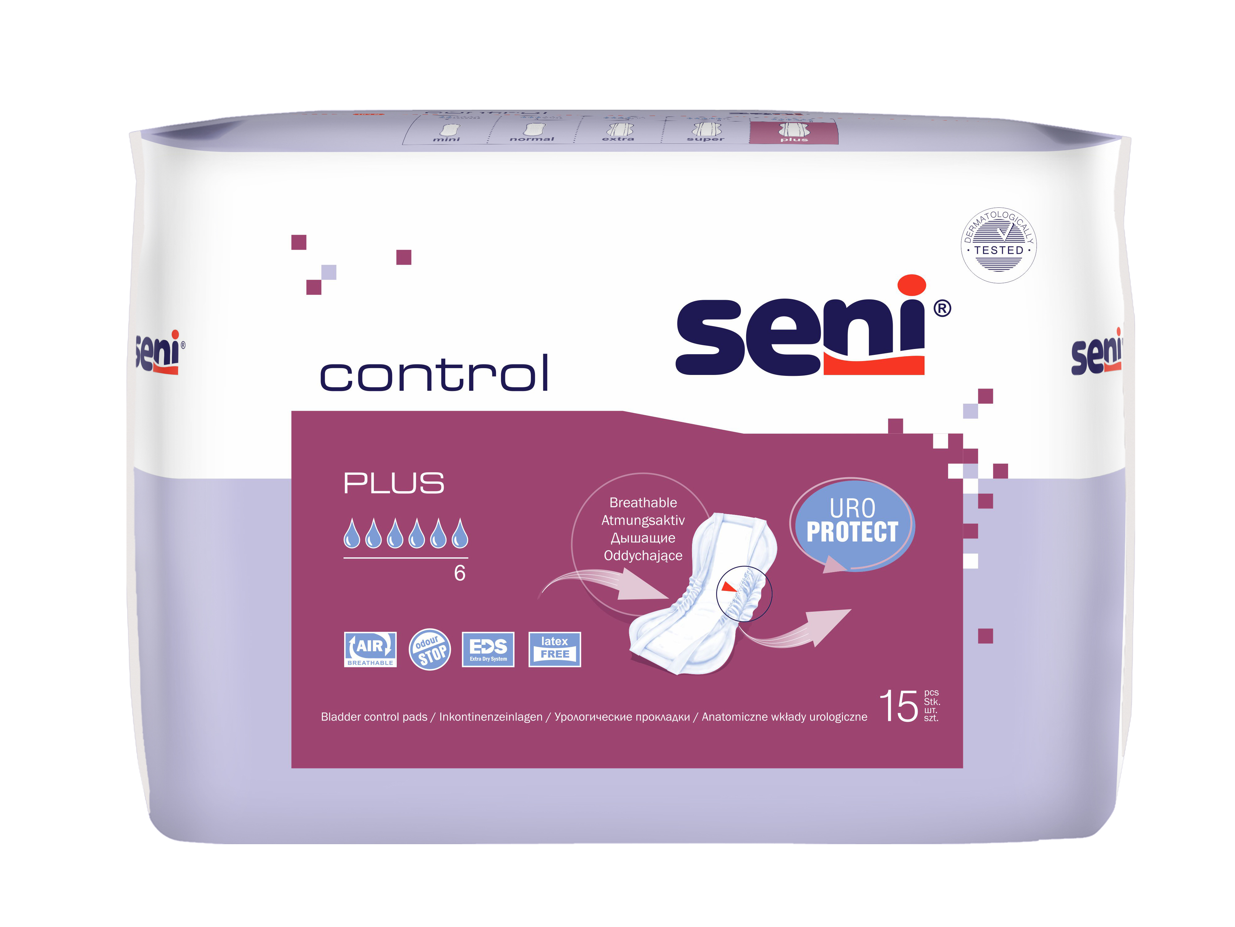 Inkontinenzeinlagen Seni Control Plus, Packung