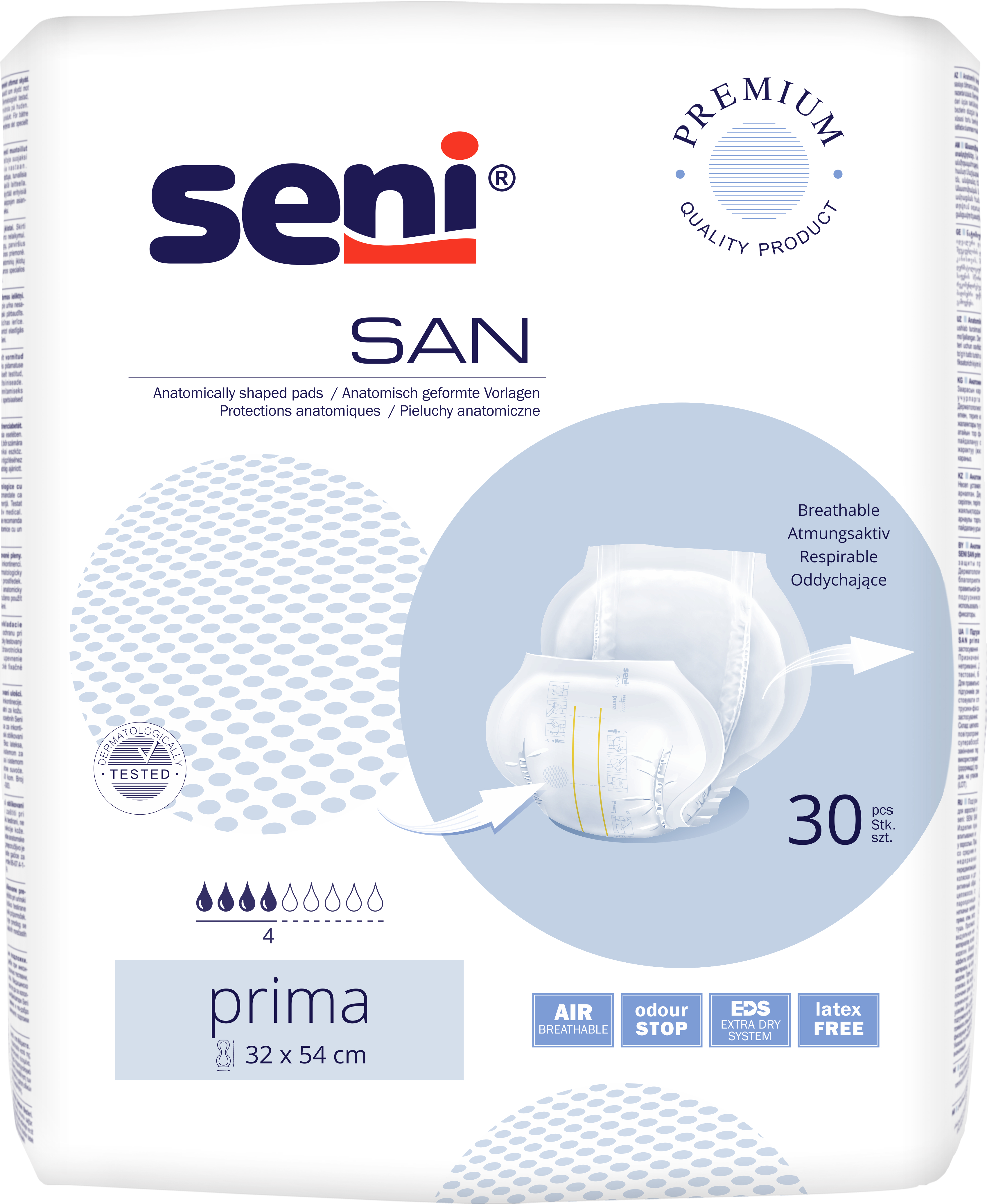 Inkontinenzvorlagen Seni San Classic Prima, Packung