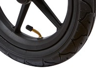 Detail des Rollatorrads XC mit Ventil