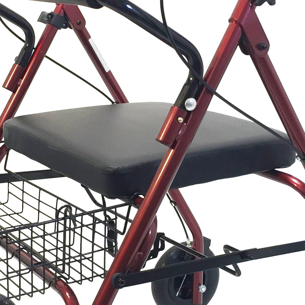 Rollator GoLite 200 XXL rot, Detailbild vom Sitz