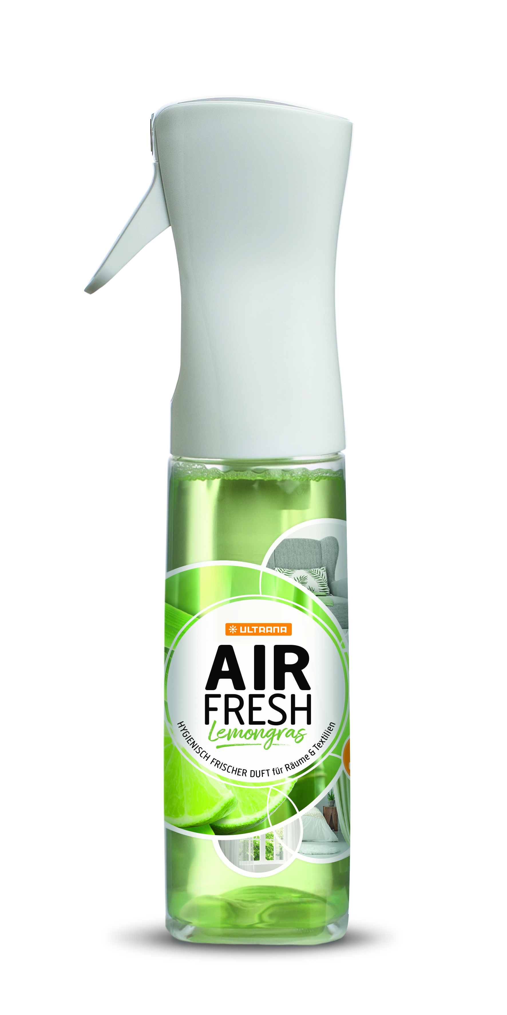 Raum- und Textilduftspray Air-Fresh 300 ml Sprühflasche Lemongras (VE: 12 Stück