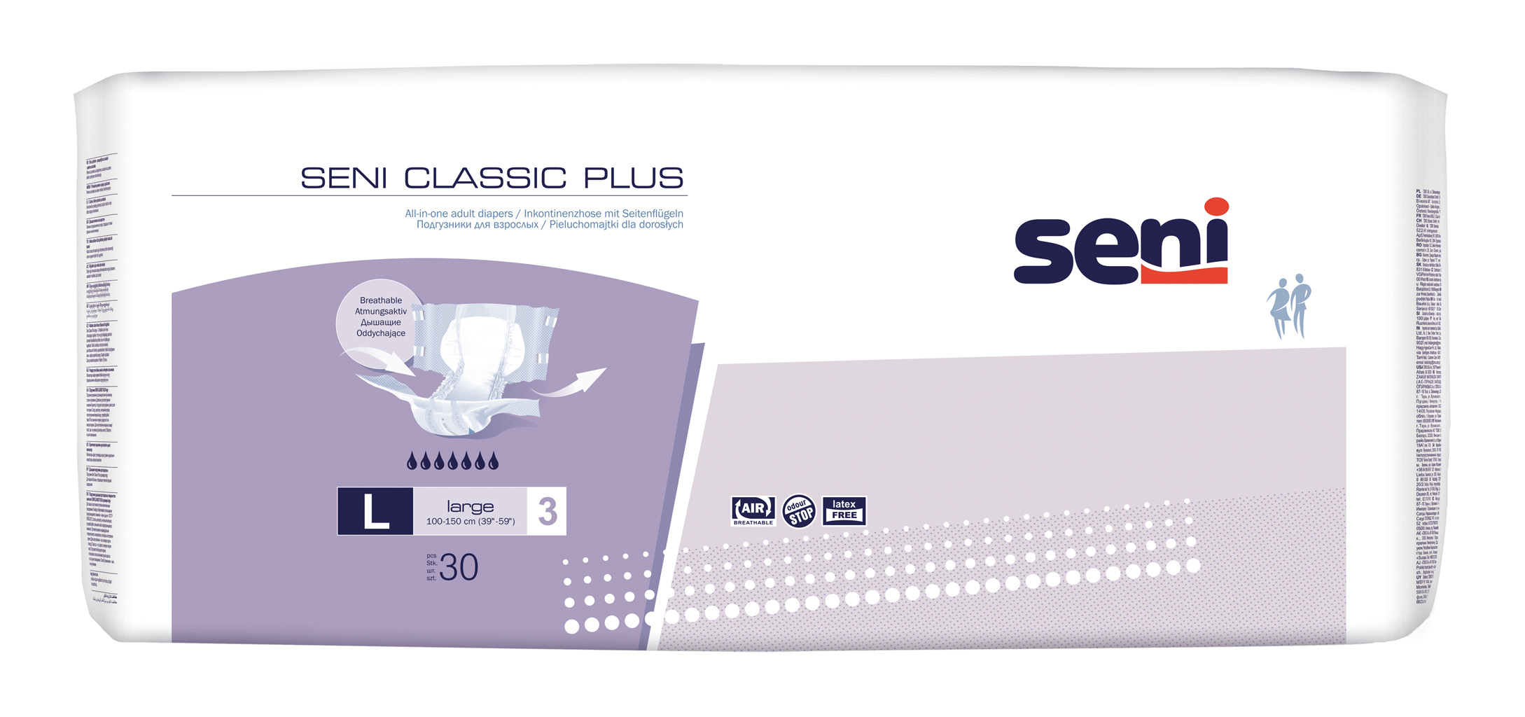 Seni CLASSIC Plus Inkontinenzhosen L, Packung