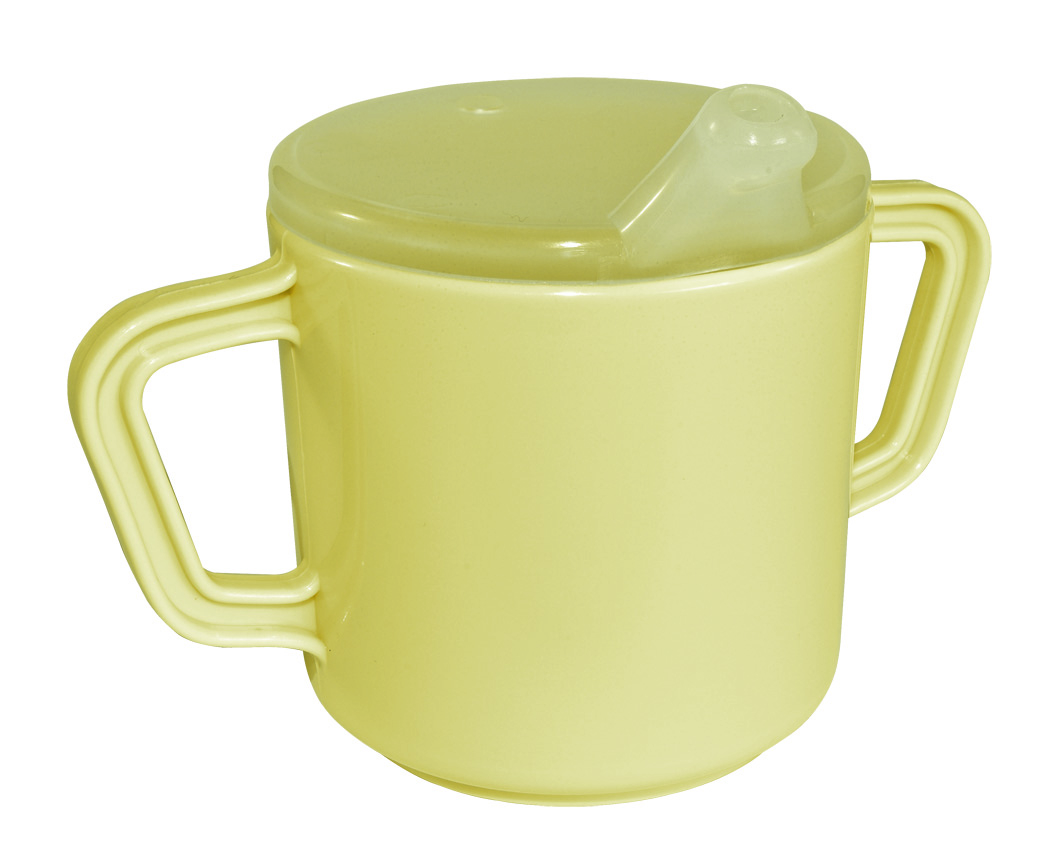Trinkbecher mit 2 Henkeln elfenbein