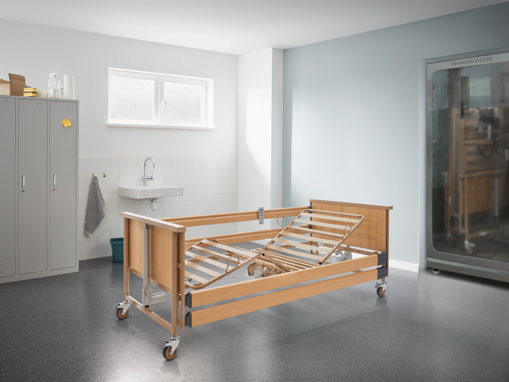 Pflegebett DALI wash_Quelle: Burmeier GmbH & Co. KG