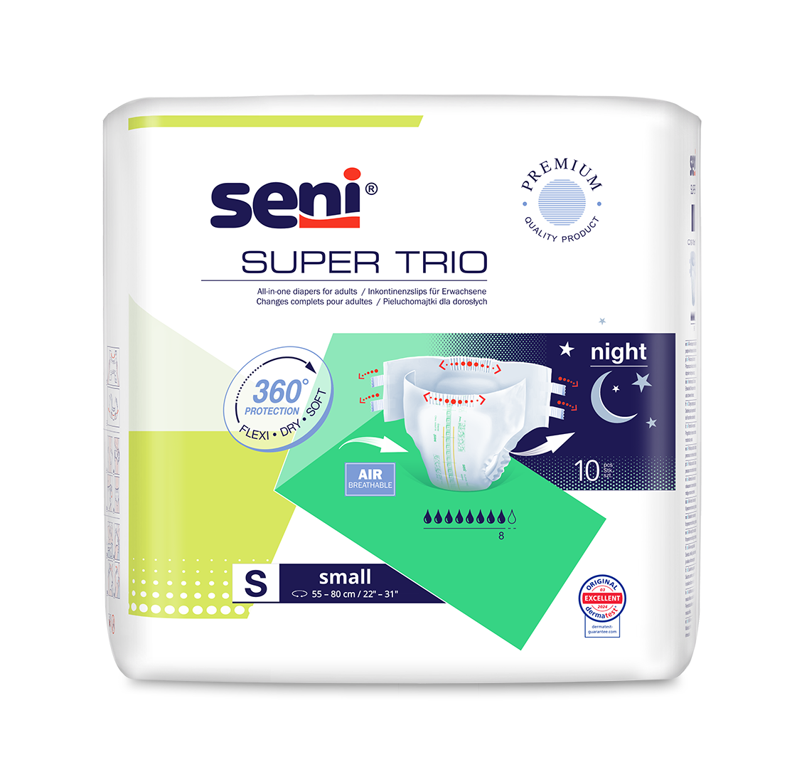 Inkontinenzhosen Seni Super Trio Small, Packung