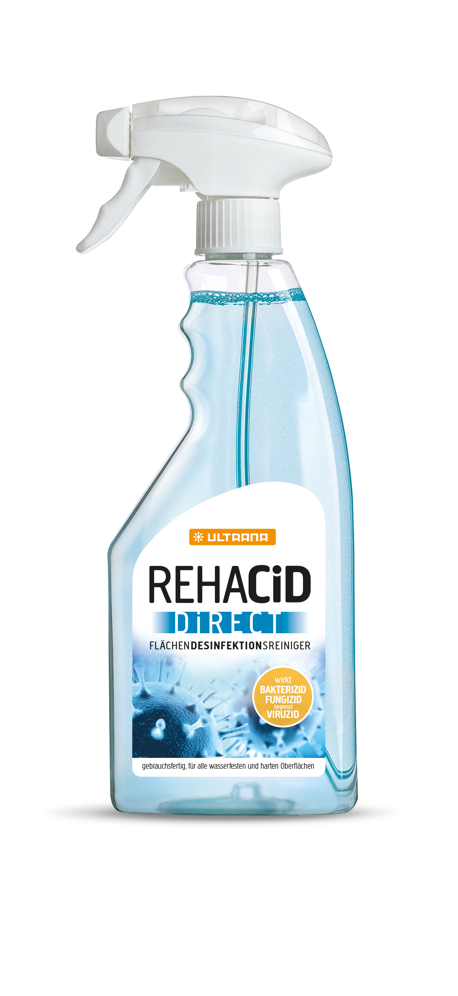 Ultrana Flächendesinfektionsreiniger RehaCID DIRECT 500 ml (12 Stück)