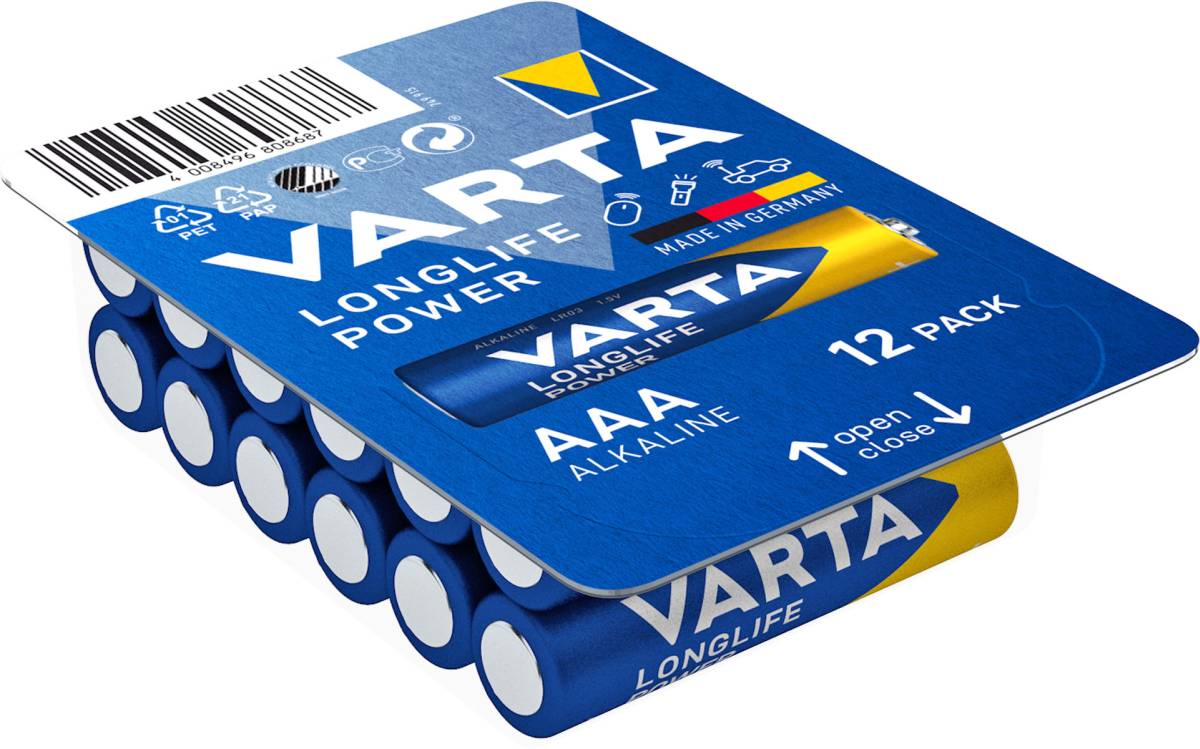 Batterie Varta Longlife Power 4703, LR03, AAA, Alkaline