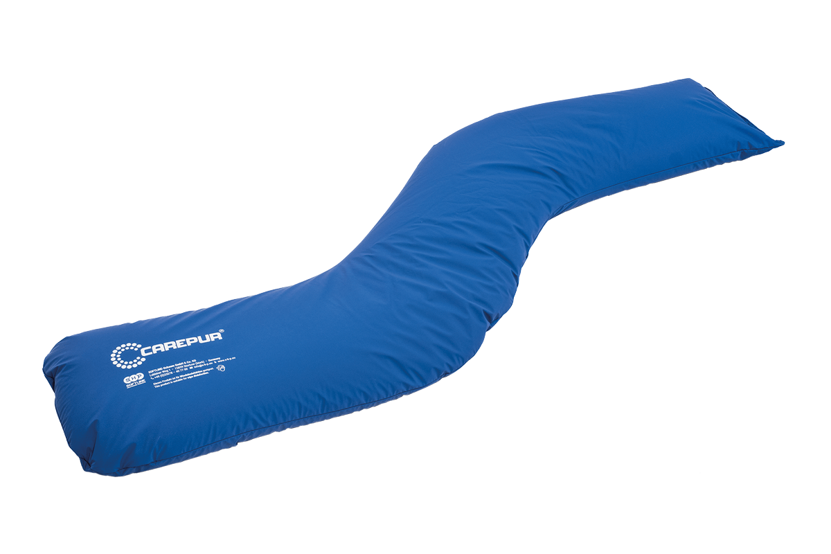 Seitenlagerungskissen CarePur M 180 x 31 cm blau_Produktbild