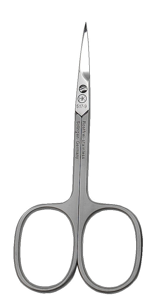 Hautschere lange Spitze gebogen