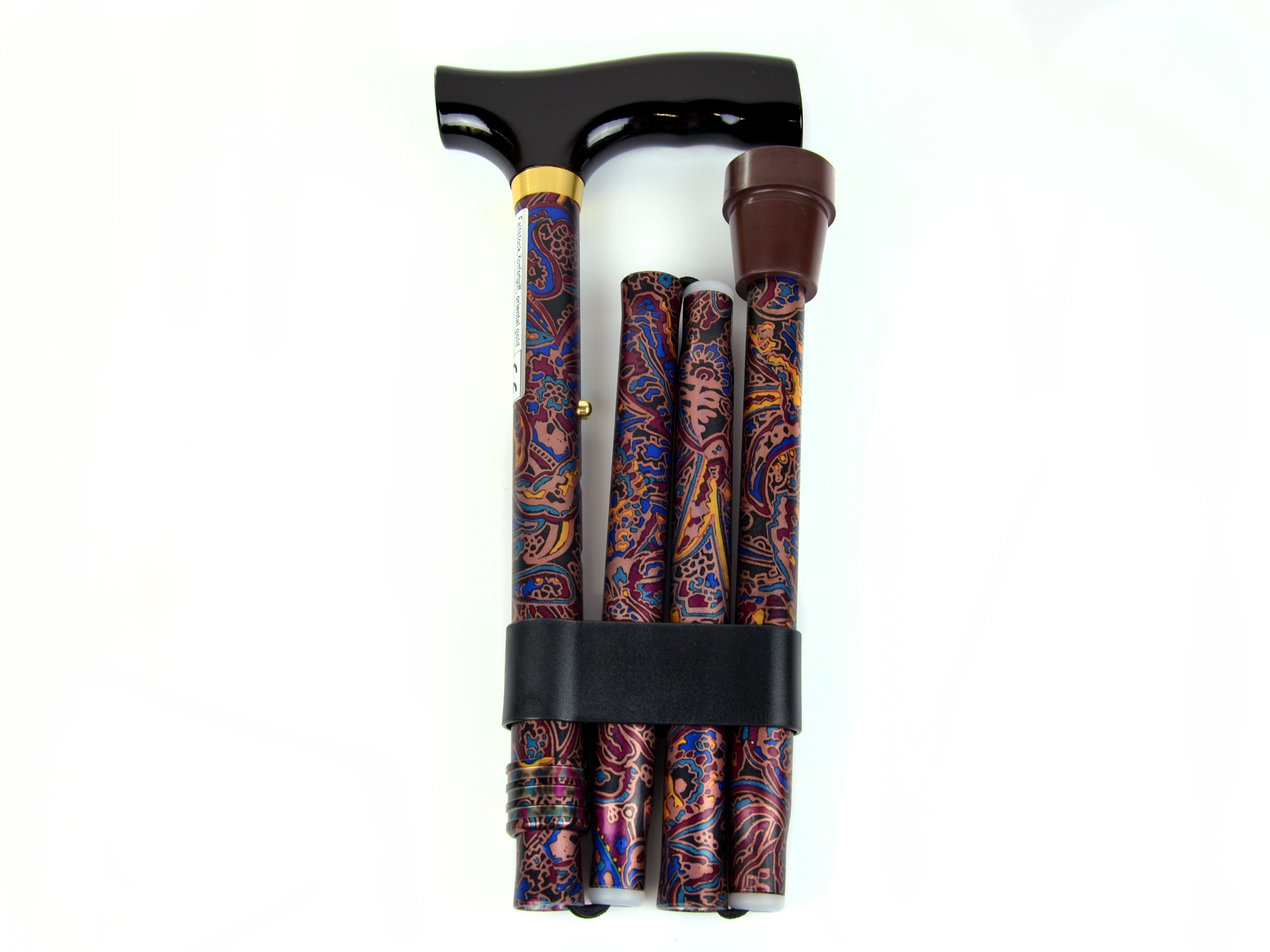Faltstock höhenverstellbar 85-95cm oriental gold
