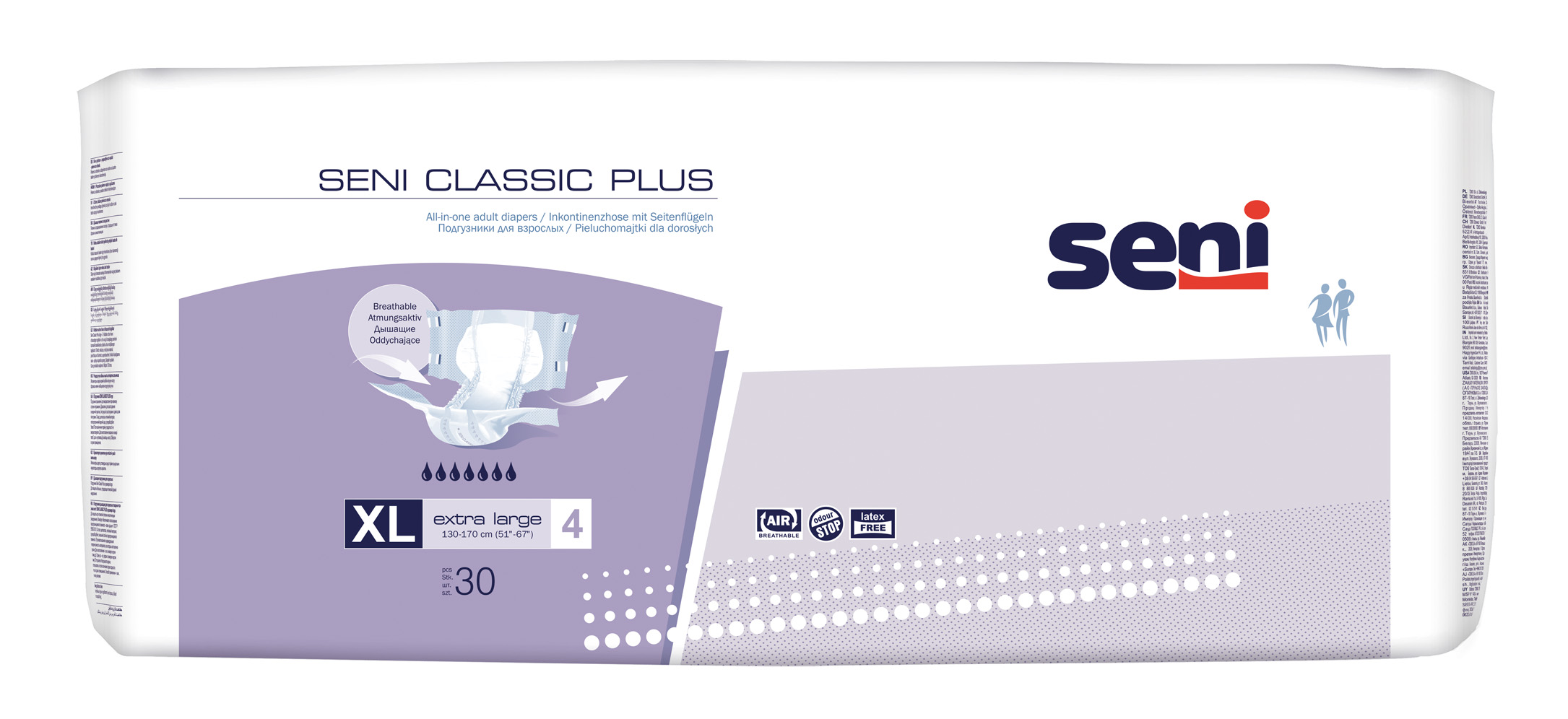 Seni CLASSIC Plus Inkontinenzhosen XL, Packung