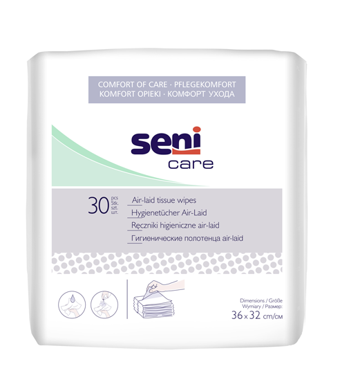 Seni Care Hygienetücher Air-Laid 36 x 32 cm (VPE: 30 Stück)