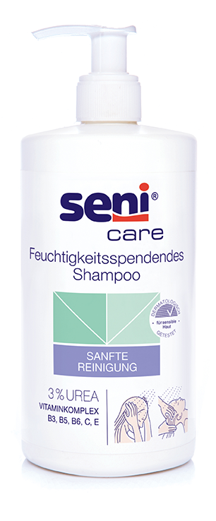 Seni Care feuchtigkeitsspendendes Shampoo mit 3% Urea 500ml