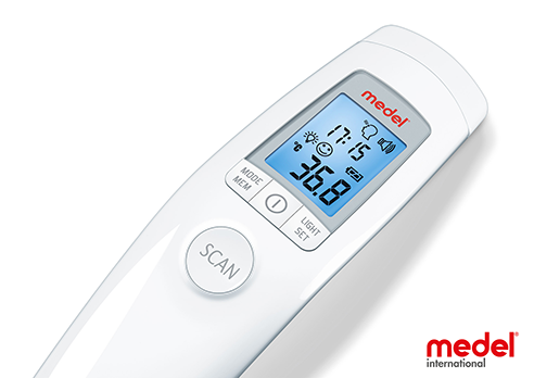 Fieberthermometer Medel® Temp, kontaktlos, weiß