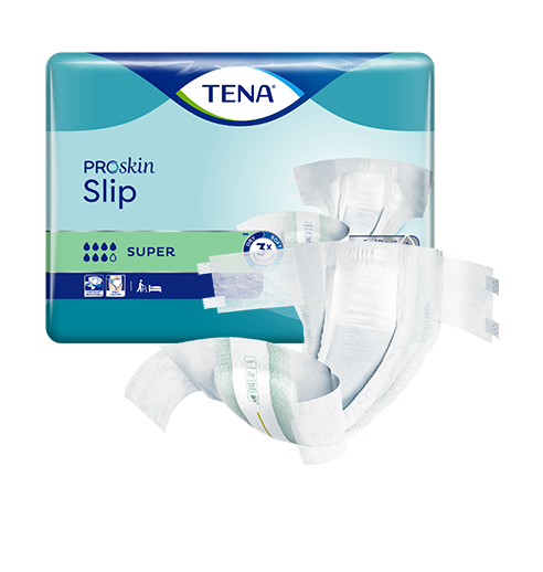 Windelhose TENA Slip PROskin Super L, Hüfte 92-144 cm (1 Karton: 3 x 28 Stück)