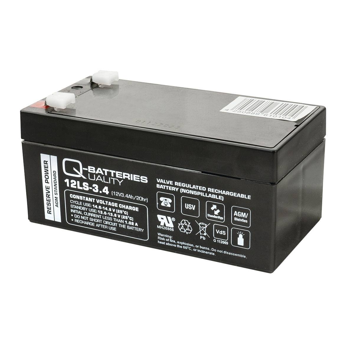 Quality-Batteries 12LS-3.4 VdS 12V/3,4Ah