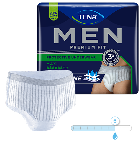 TENA men Premium Fit Pants Maxi S/M, Hüfte 75-100 cm (1 Karton: 4 x 12 Stück)