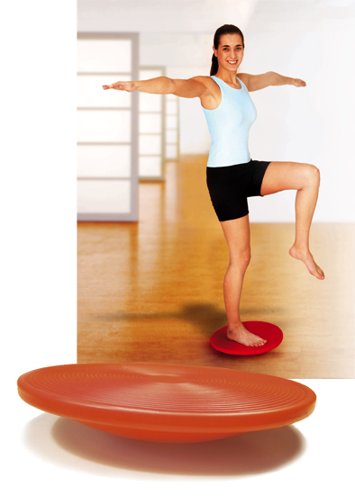 Trainingsgerät Sissel® Balance Board Plus 37cm, rubinrot