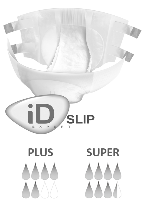 iD Expert Slip TBS Super Medium Hüfte 80 bis 125cm (1 Karton: 3 x 28 Stück)